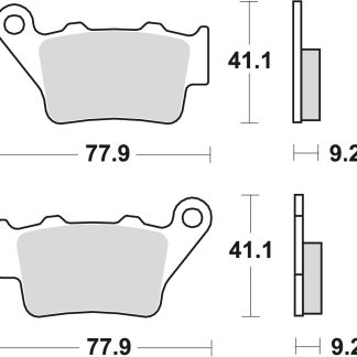 TRW ZF KLOCKI HAMULCOWE KH208 SINTER RACING (WYCZYNOWE) APRILIA PEGASO 650