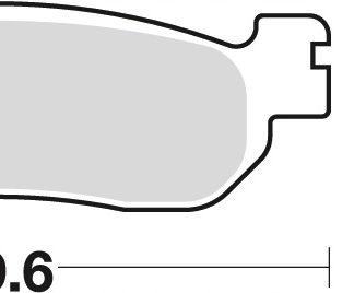 TRW ZF KLOCKI HAMULCOWE KH275 SINTER STREET YAMAHA TW 125 99-08 TW 200 91-1