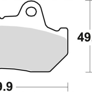 TRW LUCAS KLOCKI HAMULCOWE KH69/3 SINTER STREET HONDA CBR 600 / XL 600 V 87
