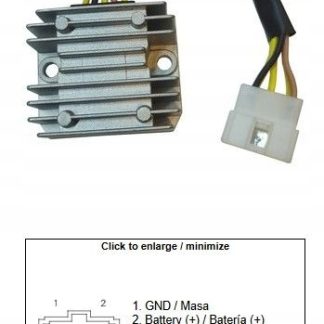 DZE REGULATOR NAPIĘCIA KAWASAKI KLX 650R '96-'01; KLX 650 '93-'01 (SH539A-1