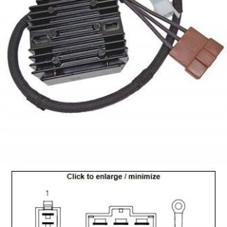 DZE REGULATOR NAPIĘCIA KTM 125/200/250/390 DUKE '21-; HUSQVARNA 125/200/250