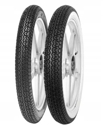 MITAS OPONA 2.75-17 B-7 47J TT/TL BIAŁY BOK PRZÓD/TYŁ DOT 40/2025 (572937)