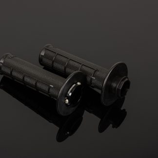 RENTHAL MANETKI MX R-WORKS LOCK-ON ULTRATACKY (HALF WAFFLE) KOLOR CZARNY