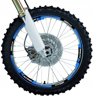 BLACKBIRD KOMPLET NAKLEJEK (OKLEIN) NA FELGI (RACING) KOLOR NIEBIESKI FLUO