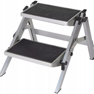 STOPIEŃ WEJŚCIOWY SKŁADANY PODWÓJNY ALUMINIOWY BERGER 150 kg