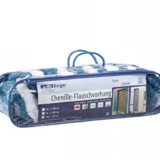 Kotki do drzwi Frędzle jasno niebieskie 100x200 cm