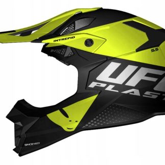 UFO KASK INTREPID CROSS KOLOR CZARNY/ŻÓŁTY FLUO ROZMIAR M ( ECE 22R06 ) - K