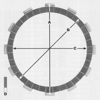 PROX PRZEKŁADKI TARCZ SPRZĘGŁOWYCH KTM 450/525SX-EXC '06-07, 560SMR '06-07