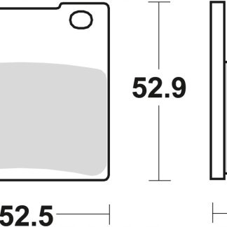 TRW LUCAS KLOCKI HAMULCOWE KH63 SINTER STREET KAWASAKI ZX7R 96-02, ZXR 750