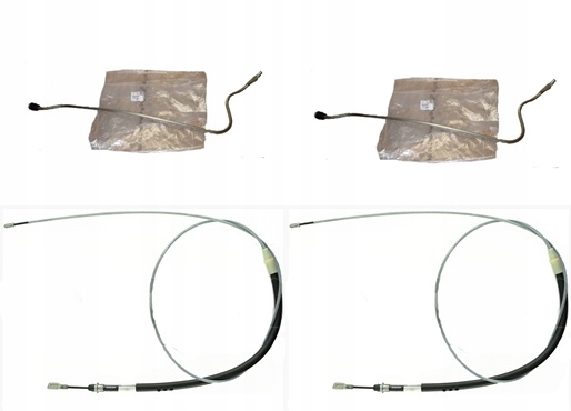 Prowadnice + linki hamulca ręcznego Citroen C5 II 476920 476921