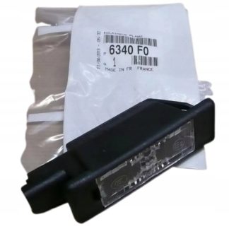 LAMPKA TABLICY REJESTRACYJNEJ 301 308 207 6340F0