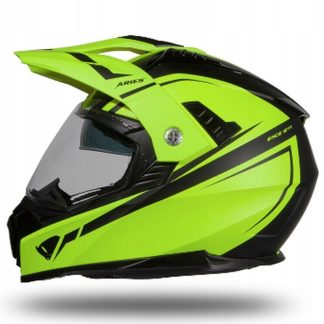 Kask motocyklowy Ufo Aries r. M czarno-żółty