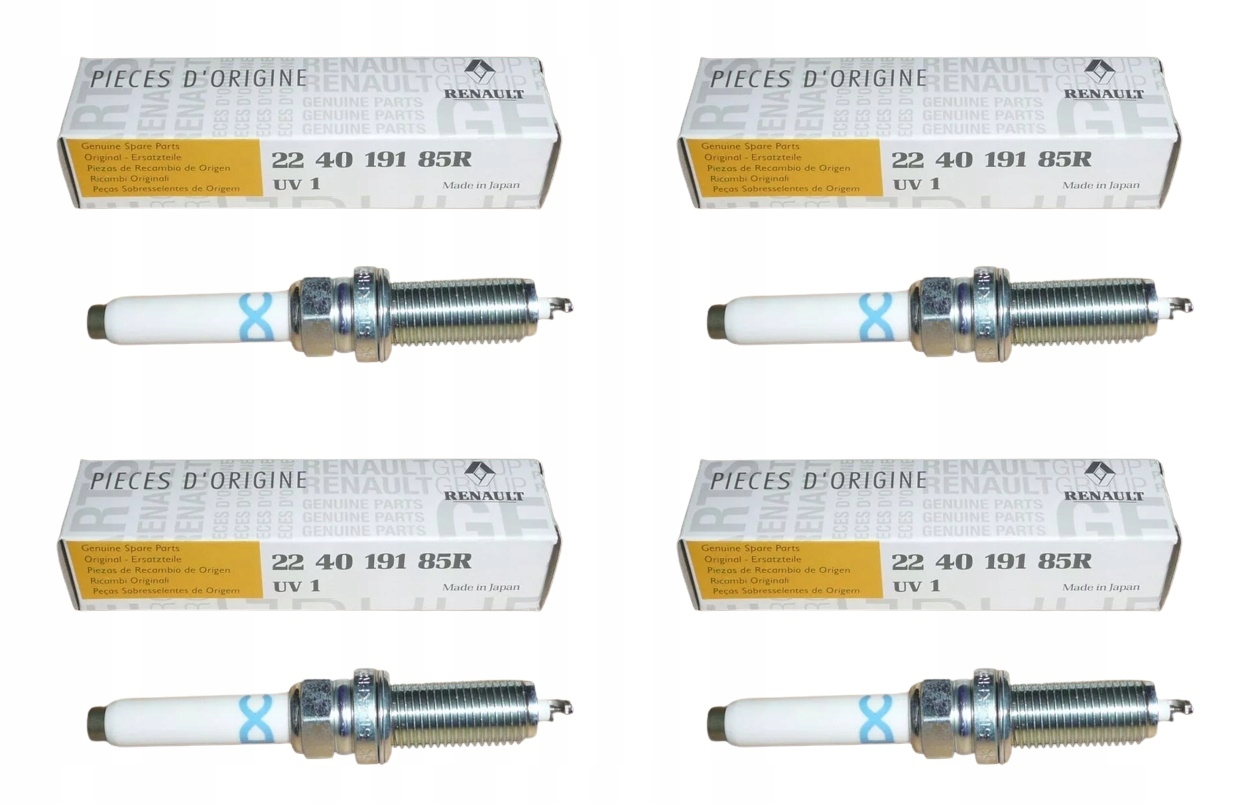 4 x ŚWIECA ZAPŁONOWA CAPTUR KADJAR 1.3 224019185R