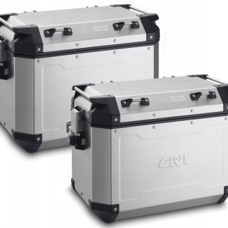Givi N Kufry boczne aluminiowe trekker outback 48L zestaw
