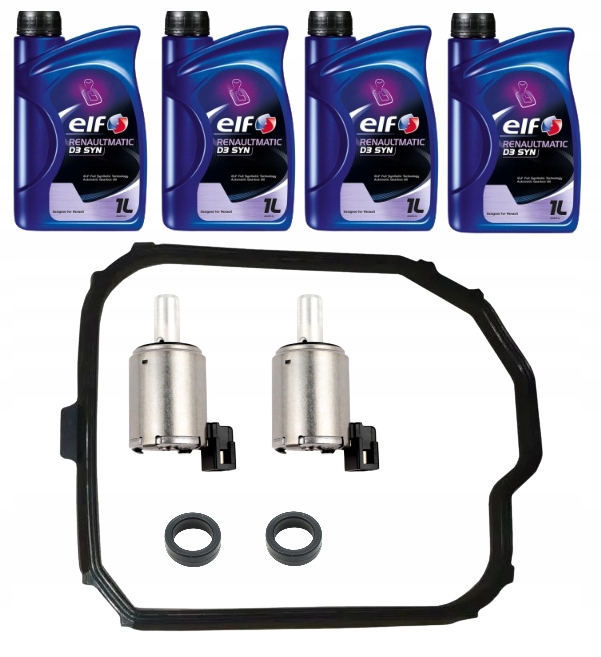 Elektrozawór skrzyni biegów, uszczelki, olej komplet Renault 7701208174 ORG