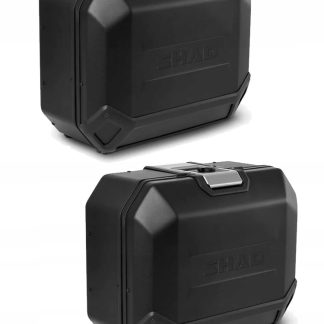 kufry boczne aluminiowe CZARNE SHAD TERRA tr36 adv LEWY + PRAWY