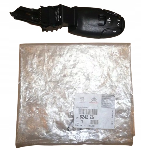 PRZEŁĄCZNIK STEROWANIA RADIA P 206 308 407 C3 C5 6242Z6