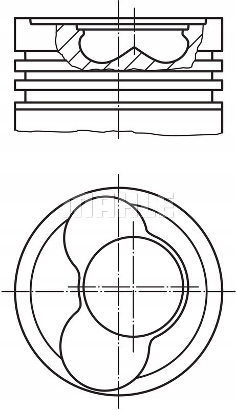 Tłok MAHLE 030 58 02