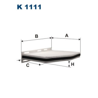 Filtr kabiny FILTRON K 1111