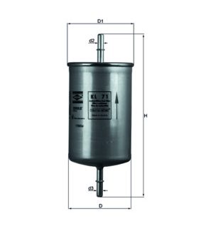 Filtr paliwa KNECHT KL71