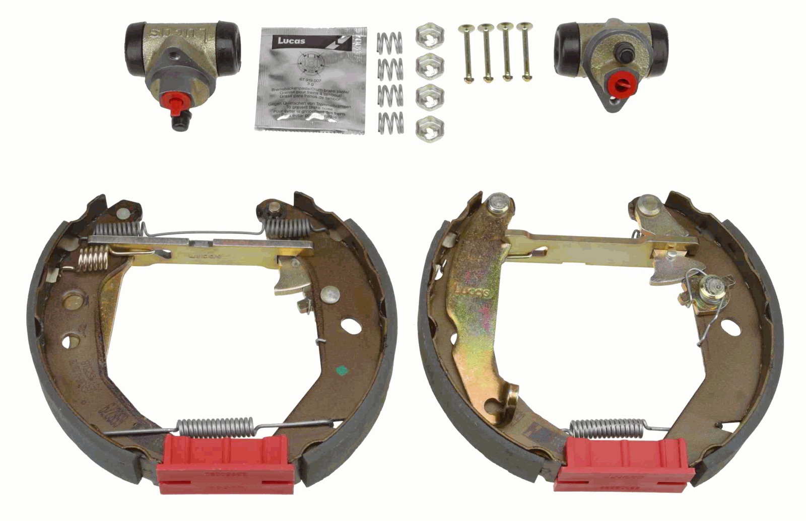 Zestaw eksp. bębna (szczęki, cylinderki, sprężyny) TRW AUTOMOTIVE GSK1648