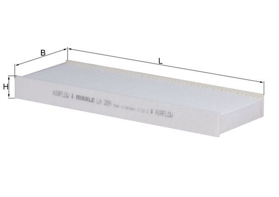 Filtr kabiny KNECHT LA289