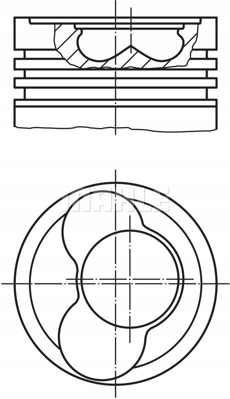 Tłok MAHLE 030 59 02