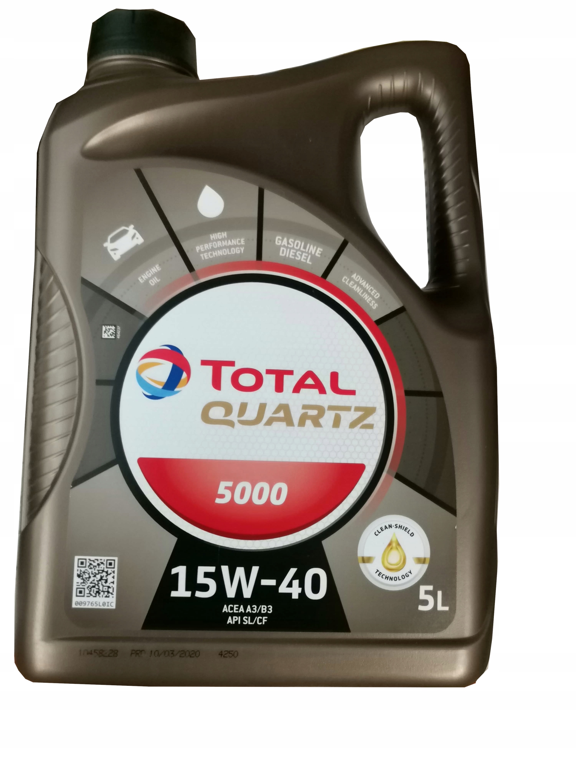 Oleje i smary TOTALENERGIES QUARTZ 5000 15W40 5L