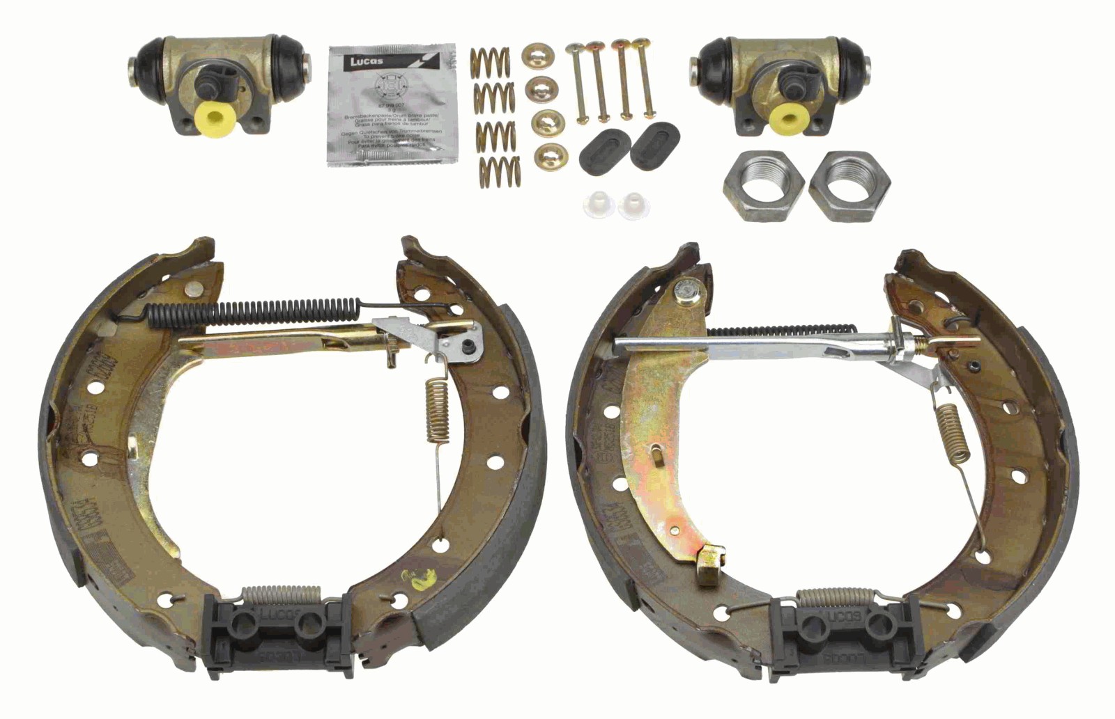 Zestaw eksp. bębna (szczęki, cylinderki, sprężyny) TRW AUTOMOTIVE GSK1138
