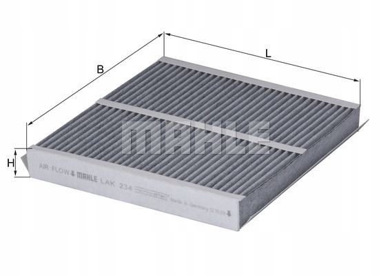 Filtr kabiny KNECHT LAK234