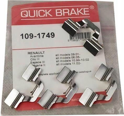 Zestaw montażowy klocka hamulcowego QUICK BRAKE QB109-1657