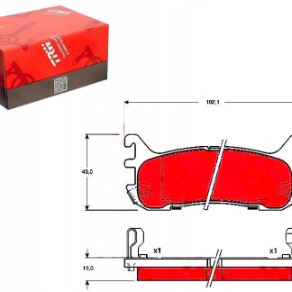 Klocek hamulcowy kpl. TRW AUTOMOTIVE GDB3129