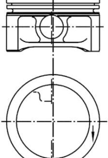 Tłok KOLBENSCHMIDT 99 455 600