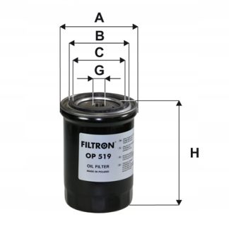 Filtr oleju FILTRON OP 519