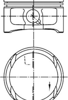 Tłok KOLBENSCHMIDT 99 563 601