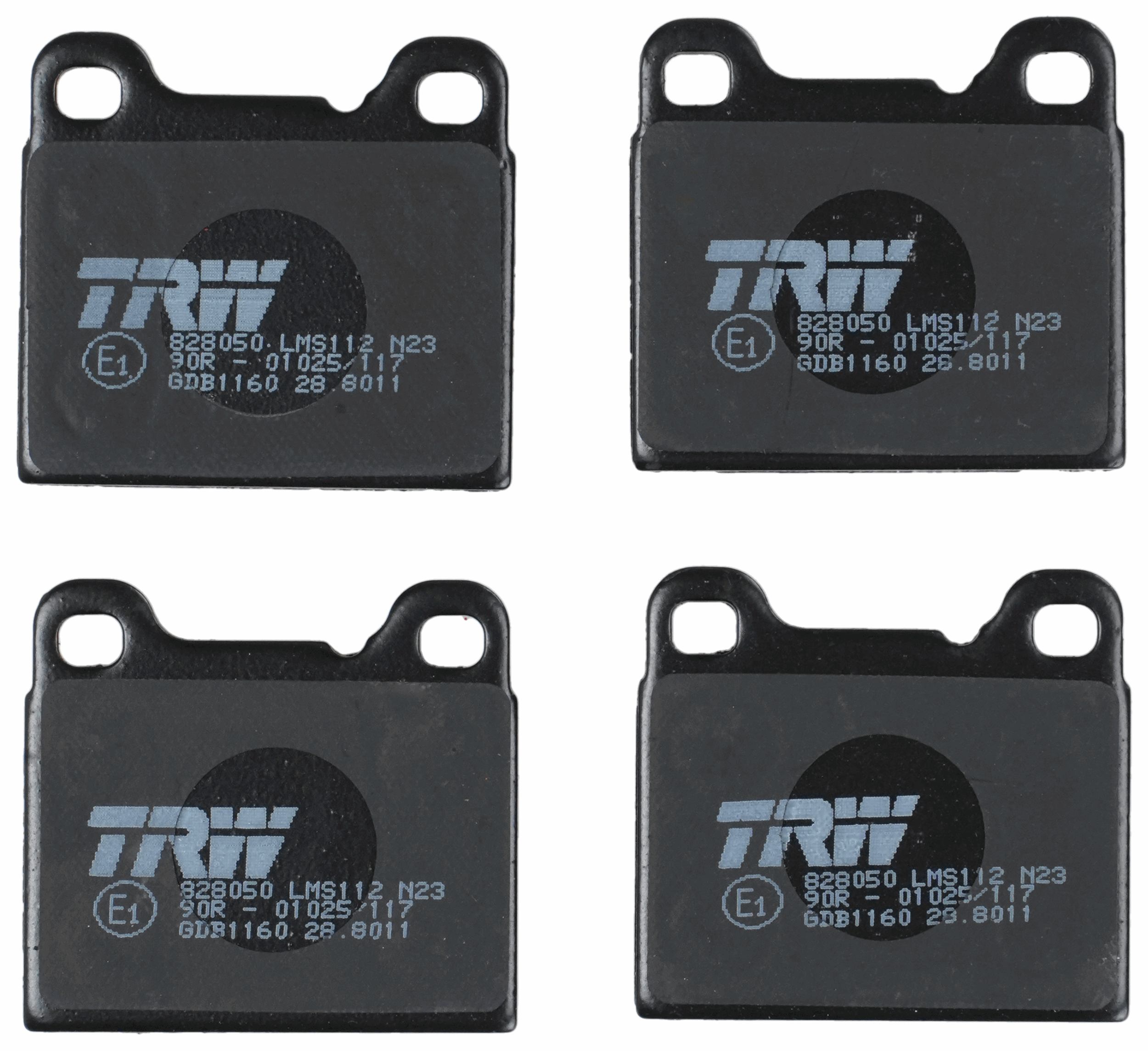 Klocek hamulcowy kpl. TRW AUTOMOTIVE GDB1160