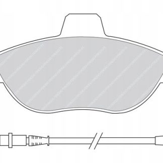 Klocek hamulcowy kpl. FERODO FVR1002