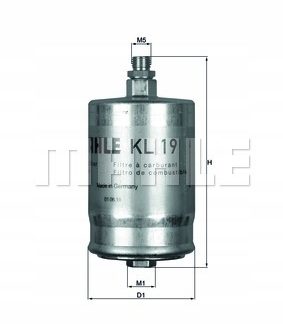 Filtr paliwa KNECHT KL19