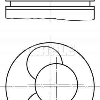 Tłok MAHLE 030 40 00