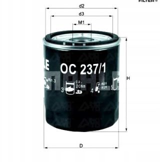 Filtr oleju KNECHT OC237/1