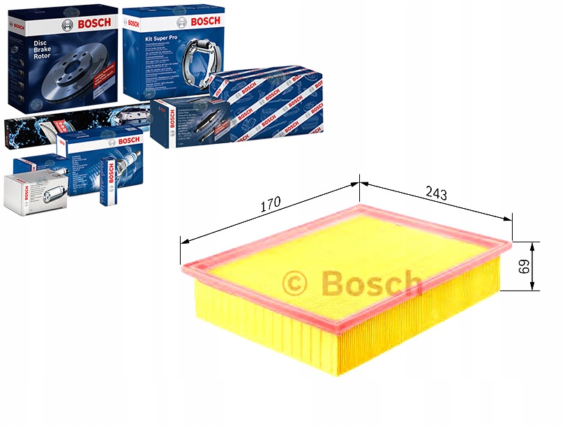 Filtr powietrza KNECHT LX1033