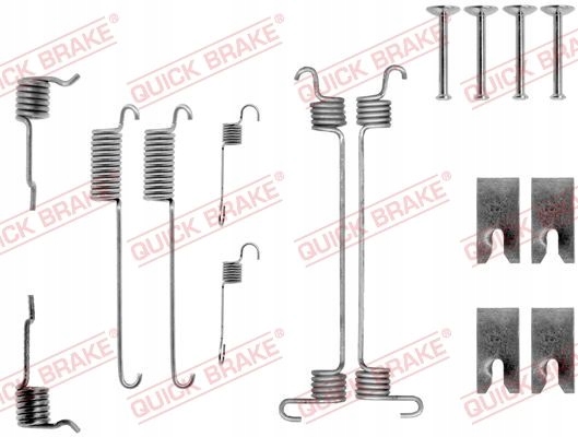 Zestaw montażowy szczęk hamulcowych QUICK BRAKE QB105-0731