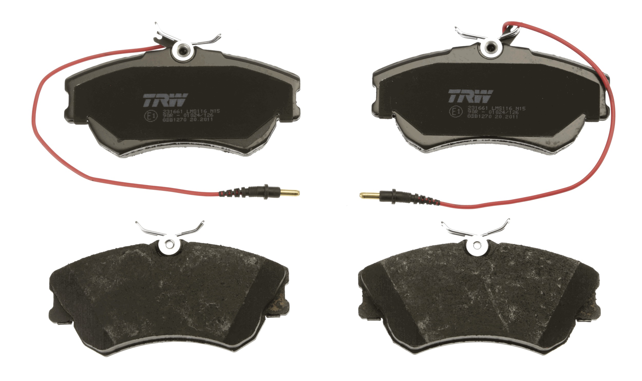 Klocek hamulcowy kpl. TRW AUTOMOTIVE GDB1270
