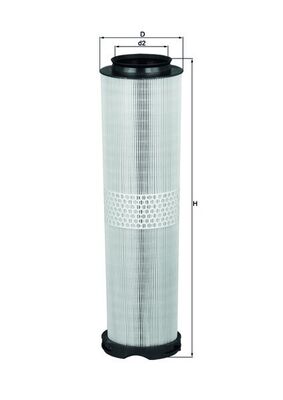 Filtr powietrza KNECHT LX816/5