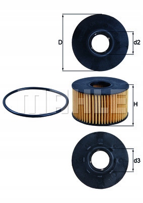 Filtr oleju KNECHT OX191D