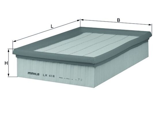 Filtr powietrza KNECHT LX418