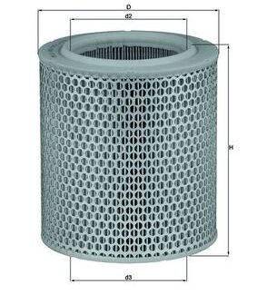 Filtr powietrza KNECHT LX478/1