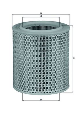 Filtr powietrza KNECHT LX478/1