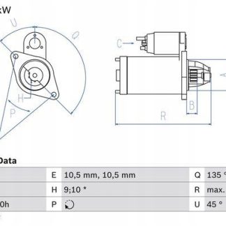 Rozrusznik BOSCH 0 986 014 840