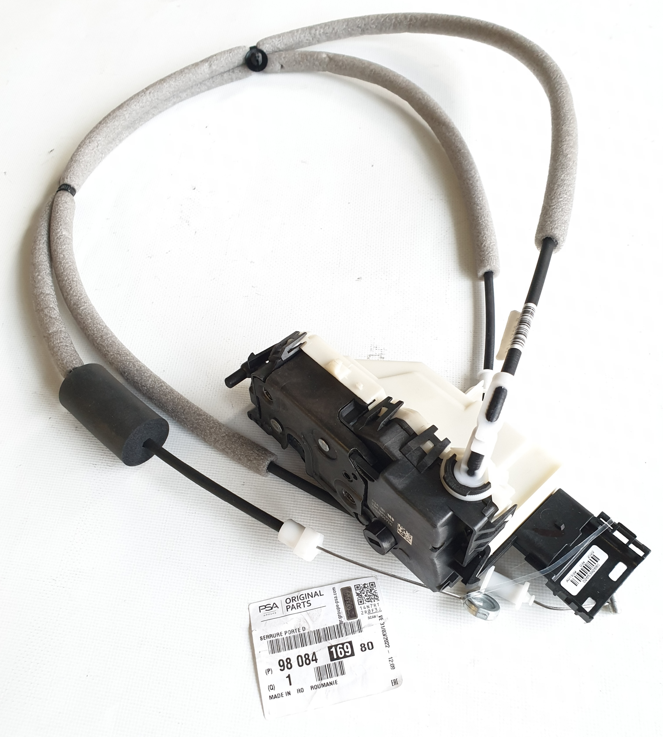ZAMEK KASETA DRZWI PRZESUWNYCH PRAWYCH PEUGEOT EXPERT IV 9808416980 ORG